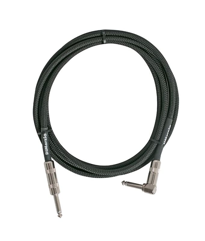 Dimarzio Ep10B 10 Foot Straight To Right Guitar Cable | Reverb