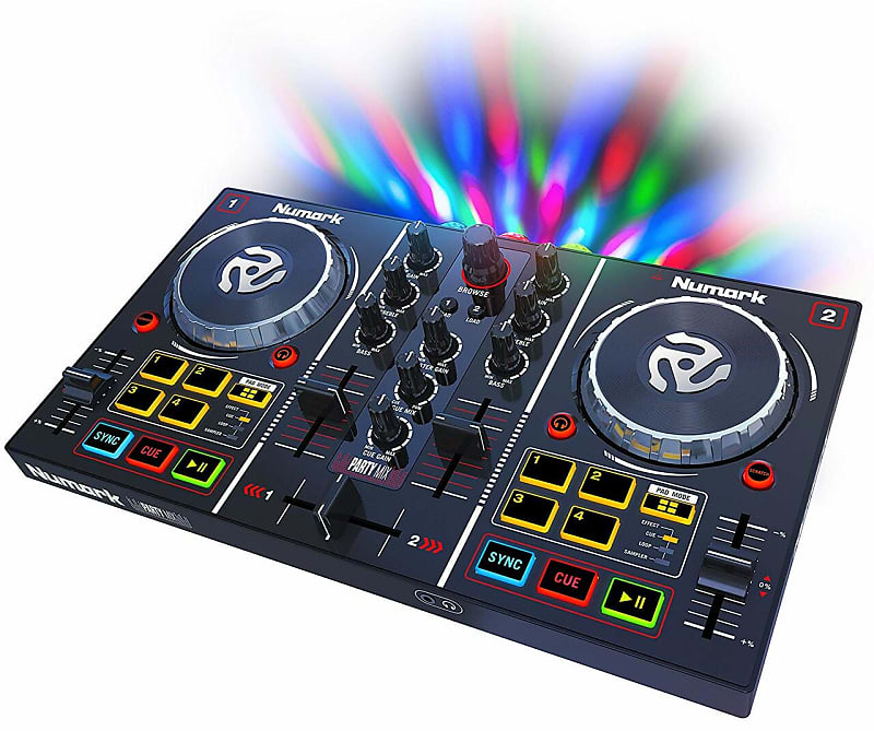 Numark Party Mix DJ Controller with Built In Light Show | Reverb