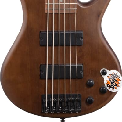 Ibanez GSR206 6-String Electric Bass Guitar Walnut image 1