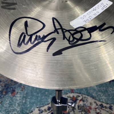 Sabian Carmine Appice, 12" Carmine Appice Signature Series Chinese Cymbal C, Bent (#4) Autographed!! - Natural image 5