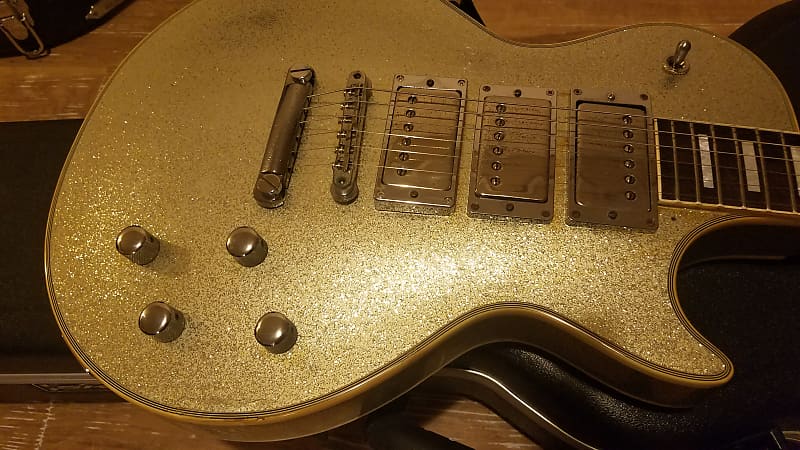 Burny RLC-80 Les Paul Custom Silver Sparkle Japan Made | Reverb Burny RLC-80 Les Paul Custom Silver Sparkle Japan Made | Reverb