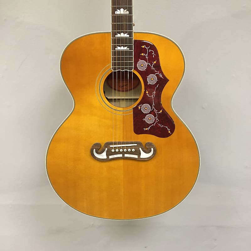 Epiphone J-200 Acoustic Guitar - Aged Natural Antique Gloss image 1