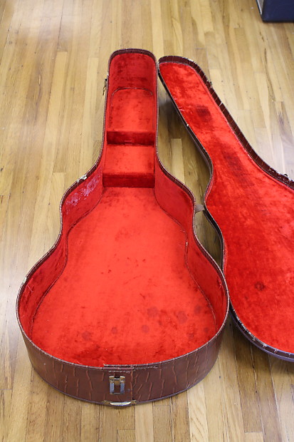 Gibson Acoustic case Cardboard 50s Alligator brown