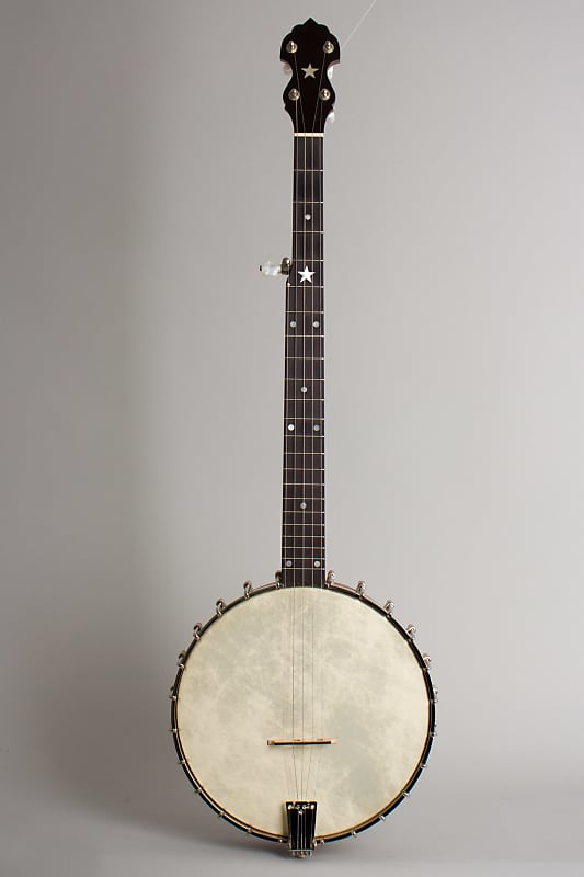 Bart Reiter  Tubaphone 5 String Banjo (2003), ser. #2261, black gig bag case. image 1
