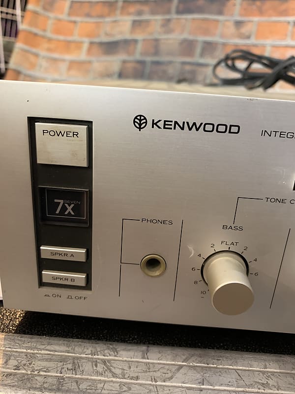 Kenwood KA-7X Stereo Integrated Power Amp 1982-1984 Silver Just Serviced