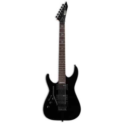 ESP LTD KH-202 Lefthand Black Kirk Hammett Signature - Left handed electric guitar for sale