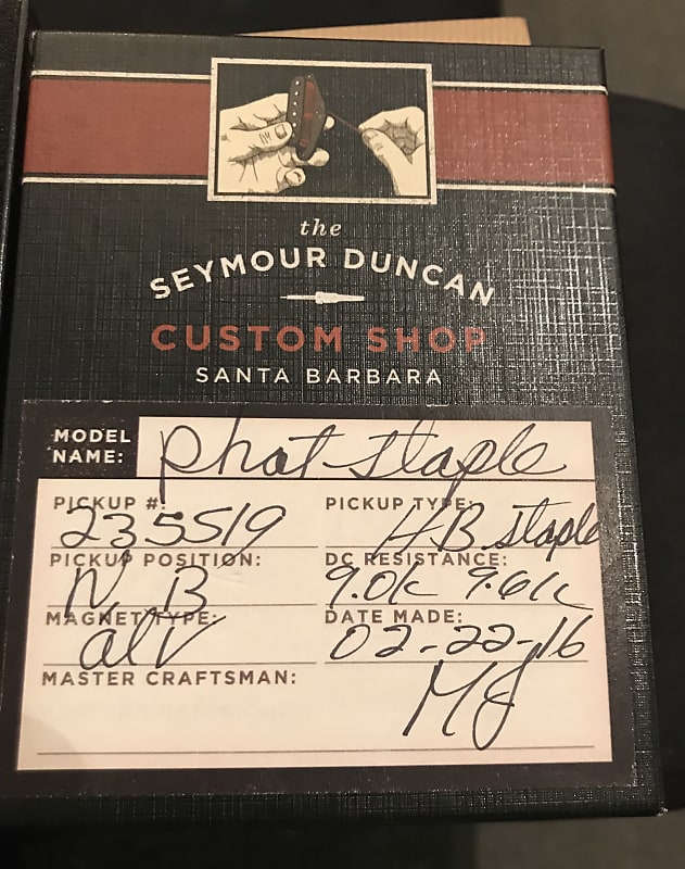 Seymour Duncan Custom Shop Phat Staple pickups | Reverb