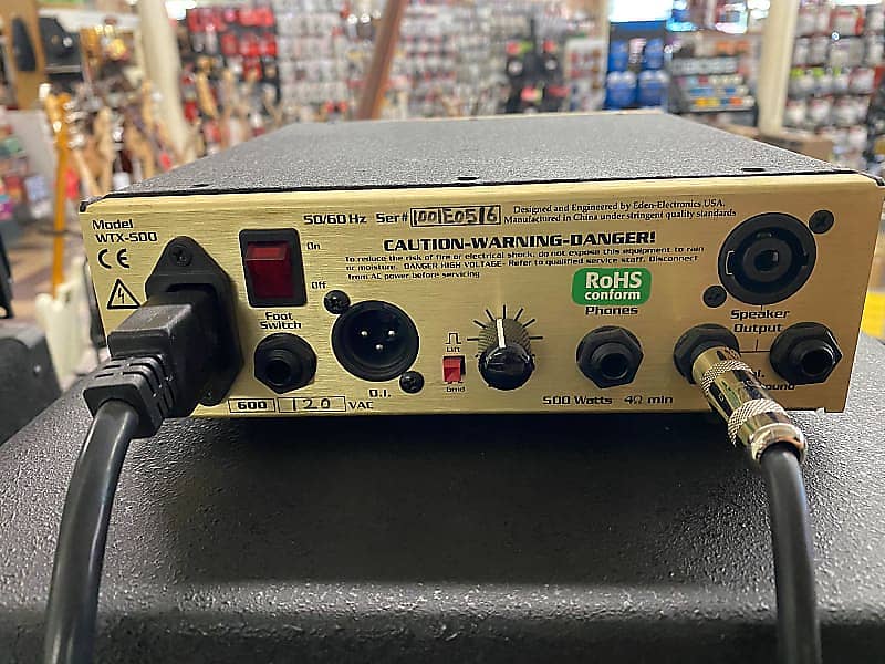 Eden WTX-500 Bass Amplifier Head | Reverb