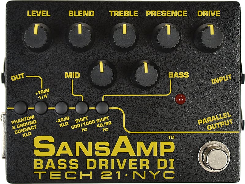 Tech 21 SansAmp Bass Driver DI (v2) - Pre-Amp & DI for Bass image 1