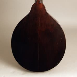 Kalamazoo  KM-11 Flat Top Mandolin (1935), ser. #1493-A, original brown chipboard case. image 2