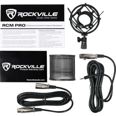 Rockville RCM PRO Studio/Recording Condenser Microphone w Samsung  Capacitors