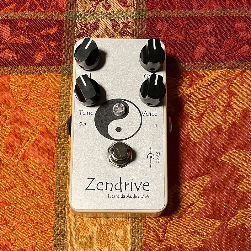 Lovepedal Hermida Audio WHITE Zendrive Overdrive Distortion Reverb