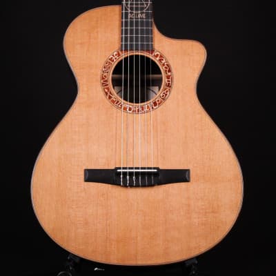 Taylor JMSM Jason Mraz Signature Nylon String Guitar Natural Red Cedar 2023 (1209293035) for sale