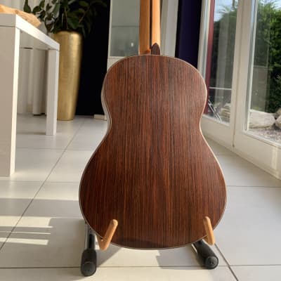 2018 Hanika Natural-PF Custom 7 - Natural Satin | Custom Shop German 7-String Classical Guitar with Monitor Sound Hole | OHSC image 13
