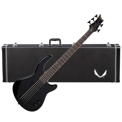 DEAN Edge 09 5-string electric BASS guitar NEW Classic Black w/ Dean Hard Case image 1