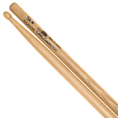 Los Cabos #LCD5AIRH - Red Hickory Intense 5A Drumstick image 1