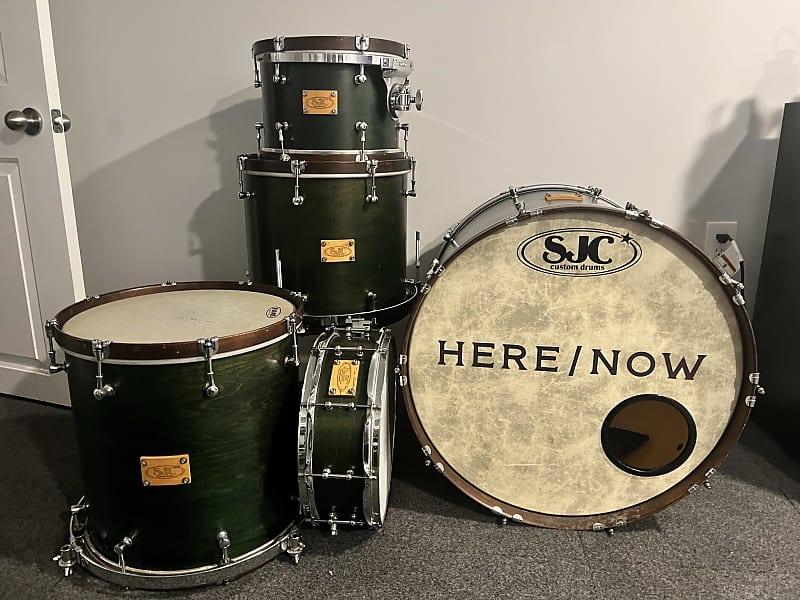 SJC Custom Five Piece Drum Kit Reverb