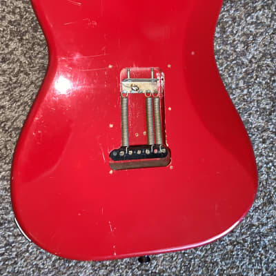 Vintage 1980’s Tokai super edition Brad Gillis Strat Electric guitar made in japan 1980’s  Red image 7