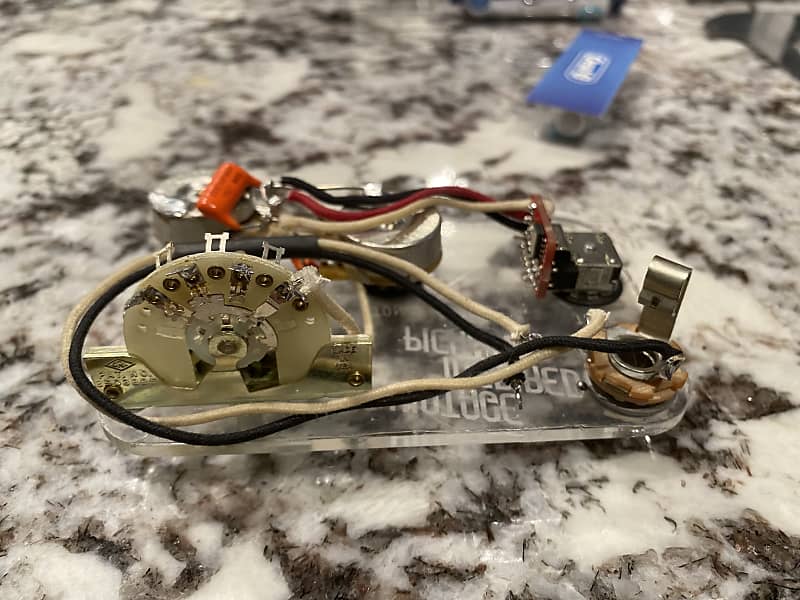 King Tone SRV Switch with Pre-Wired Stratocaster Harness | Reverb