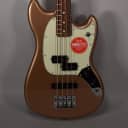 2022 Fender Player Mustang PJ Electric Bass Firemist Gold