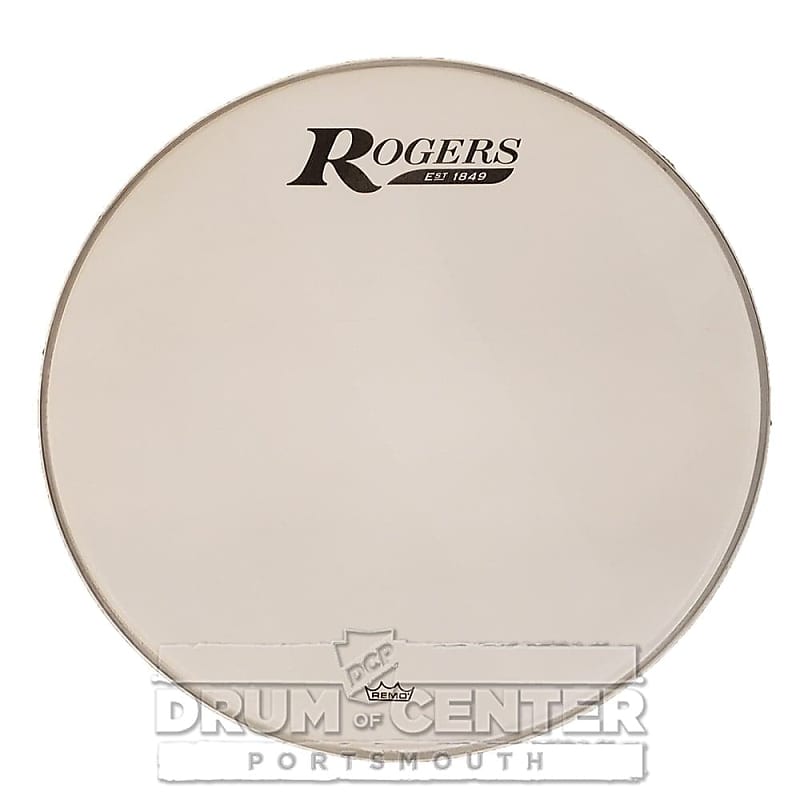 Rogers Bass Drum Head 22" Coated w/Large Logo image 1