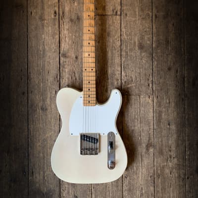1958 Fender Esquire in See Through Blonde finish with original Tweed hard shell case image 5