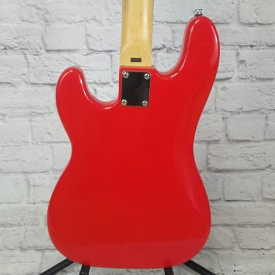 Crestwood 4 String P Bass Red image 5