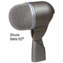Shure Beta 52A Kick Drum Microphone + Free NOS Audio Pop Filter