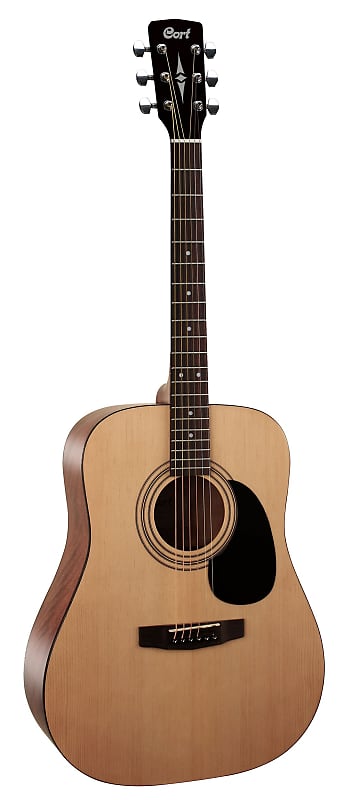 Cort AD810OP Acoustic Dreadnought Guitar - Advanced X-Bracing, Open Pore Finish image 1