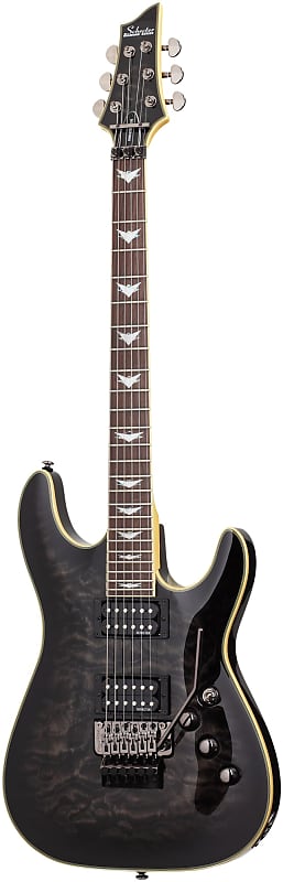 SCHECTER E-Gitarre, Omen Extreme 6 FR, See-Thru Black image 1