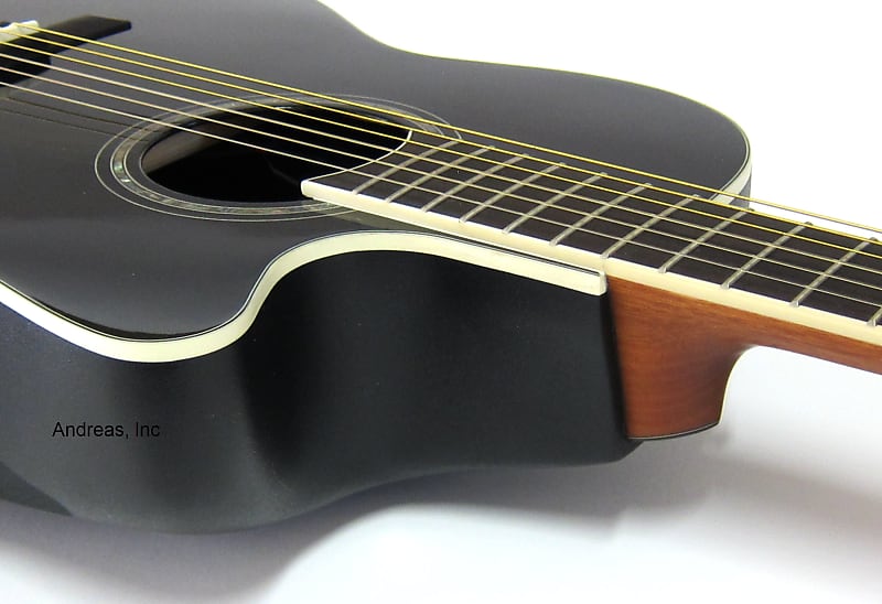 Ovation Mid-depth Classical Acoustic / Electric Guitar, Black CS24C-5G —  L.A. Music