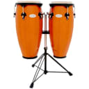Toca Synergy Congas (with Stand), Amber, with Bongos and Bongos Stand