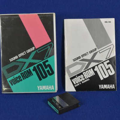 Yamaha DX7 VRC-105 Sound Effect Group Data Cartridge