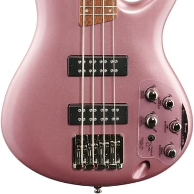 Ibanez SR300E Electric Bass, Pink Gold Metallic image 3