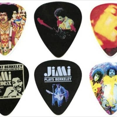 Jimi Hendrix Guitar Picks collectible tin signature series includes 12 Picks image 2