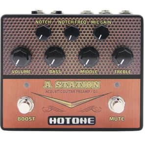 Hotone A Station Acoustic Guitar Preamp with D.I. (TPPAST) image 1