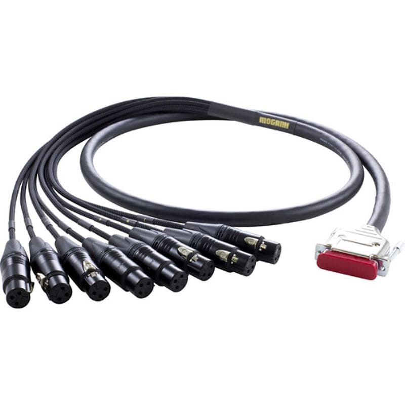 Mogami Gold 8-Channel DB-25 to XLR Female Analog Snake Cable (5’)