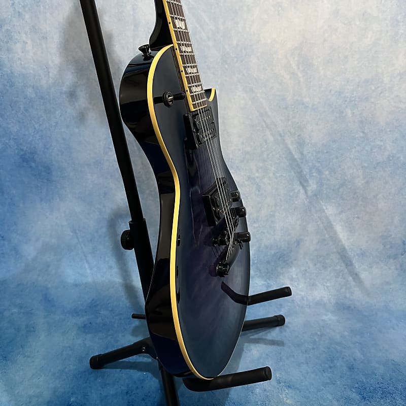 ギター EDWARDS E-MA-100SD/QM Raindeer Blue ESP Edwards ESP E-MA 105SD QM Eclipse 2014 Reindeer Blue Made in