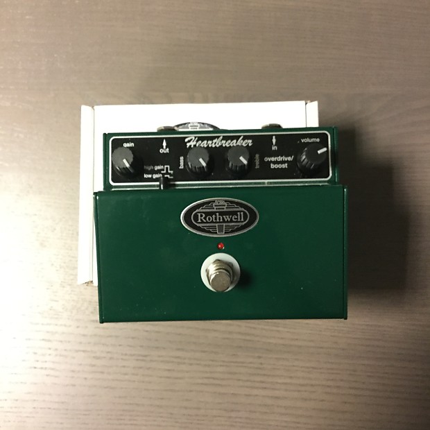 Rothwell Heartbreaker Overdrive Boost Pedal - YouTube