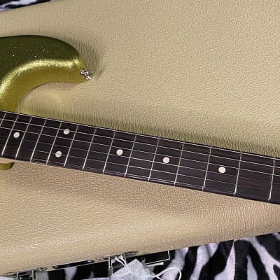 UNPLAYED! 2023 Fender Custom Shop Dick Dale Stratocaster - NOS - Chartreuse Sparkle - 7.9 lbs Authorized Dealer! SAVE BIG! - G01790 image 5