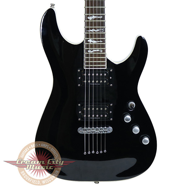 超激安 Diamond Schecter 2006 Series Black in Guitar Electric C1XXX ギター