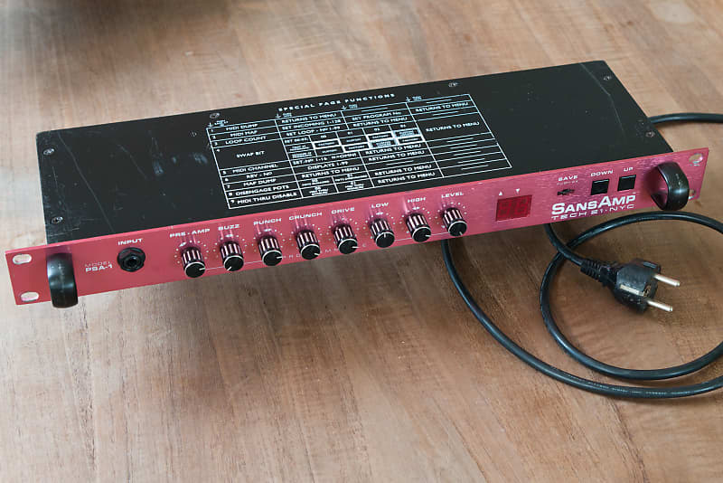 Tech 21 PSA-1.1 Sansamp Rackmount Amp Simulator