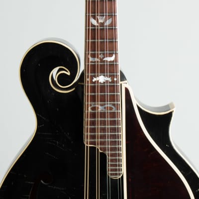Gibson  F-10 Carved Top Mandolin (1934), ser. #91445, original black hard shell case. image 8