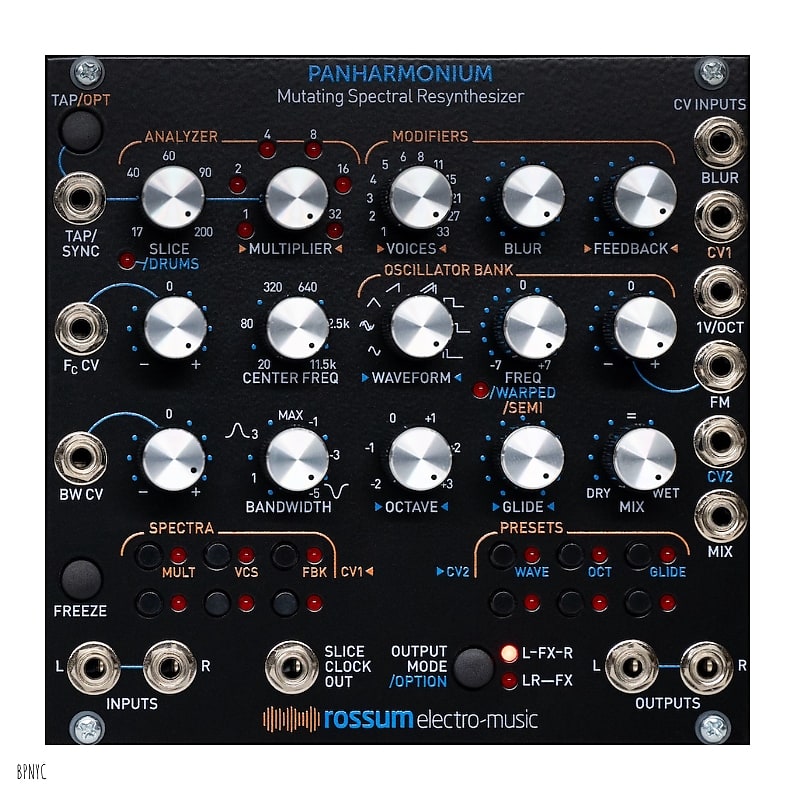 Rossum Electro-Music Panharmonium BLACK (BPNYC) image 1