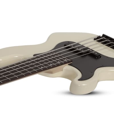 Schecter P-5 5-String Bass, Left-Handed, Ivory image 5