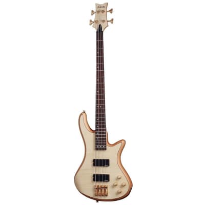 Schecter Stiletto Custom-4 Bass Guitar (Natural) for sale
