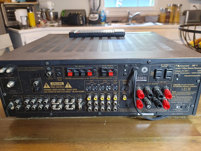 Nakamichi AV-1s オーディオ/ビデオレシーバー Nakamichi AV-1 Audio/Video Stereo Receiver | eBay