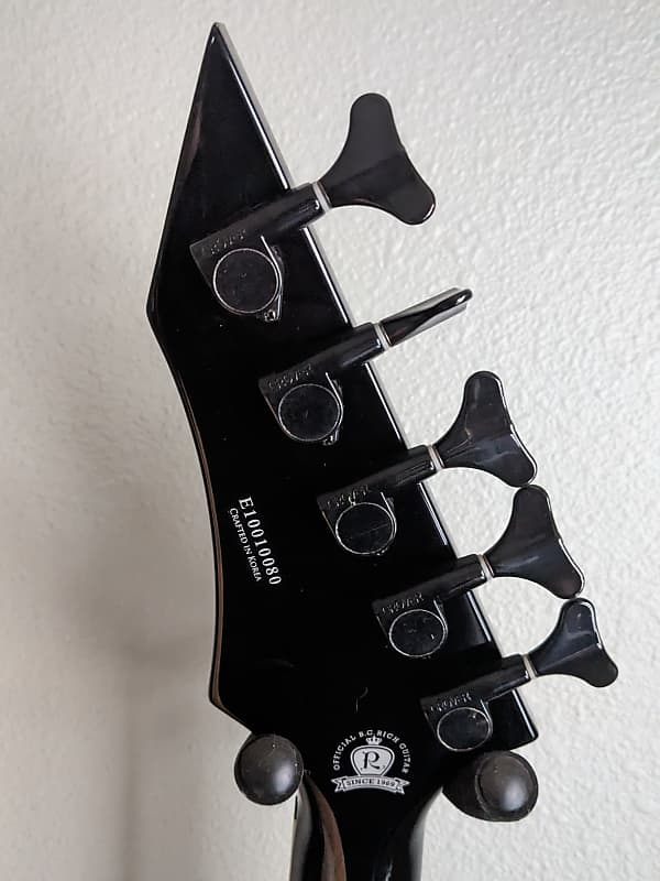 B.C. Rich Warlock NJ Deluxe 5 string bass | Reverb