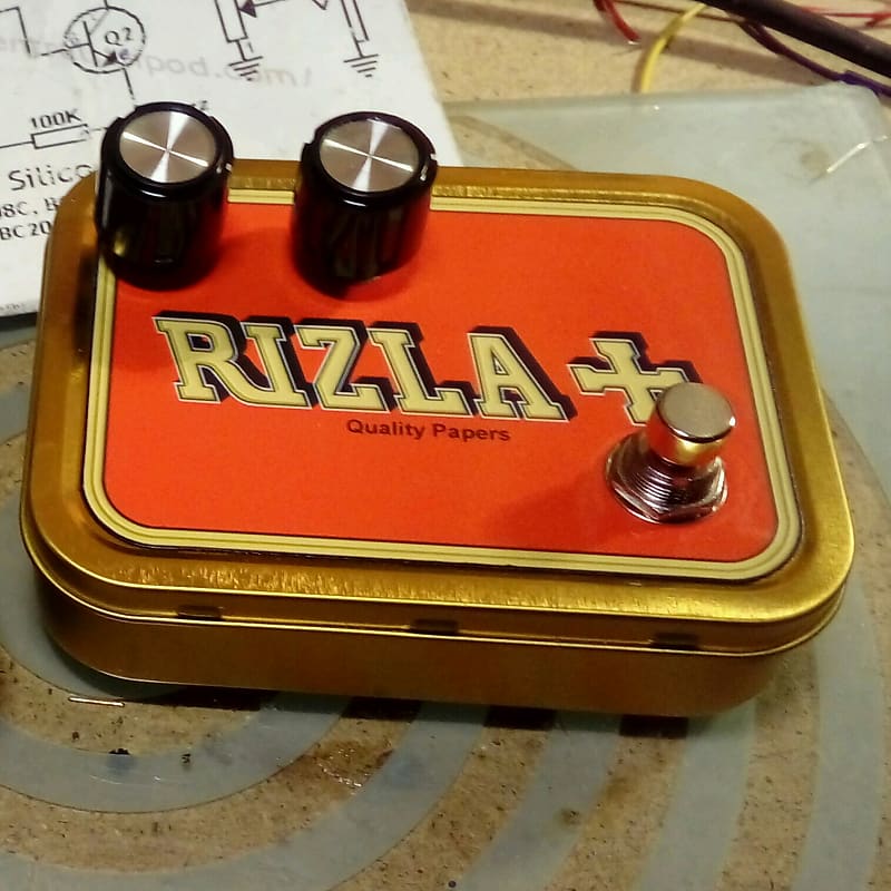 Hubcap John Boutique Germanium Fuzz Face Clone In Rizla Reverb