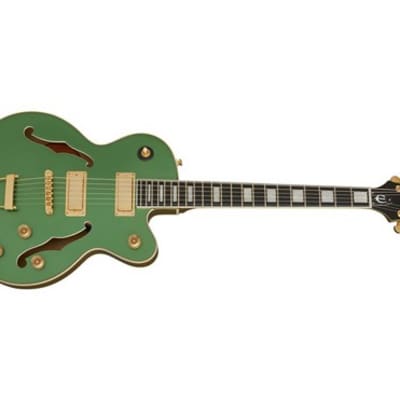 Epiphone UpTown Kat ES Semi Hollow Body Electric Guitar (Emerald Green Metallic) image 1